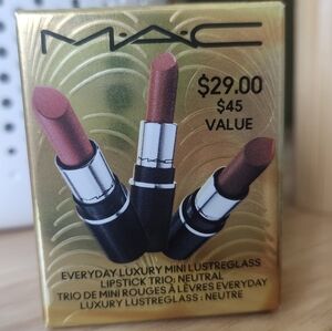 MAC Cosmetics Mini Lustreglass Lipstick Trio - Neutral Collection